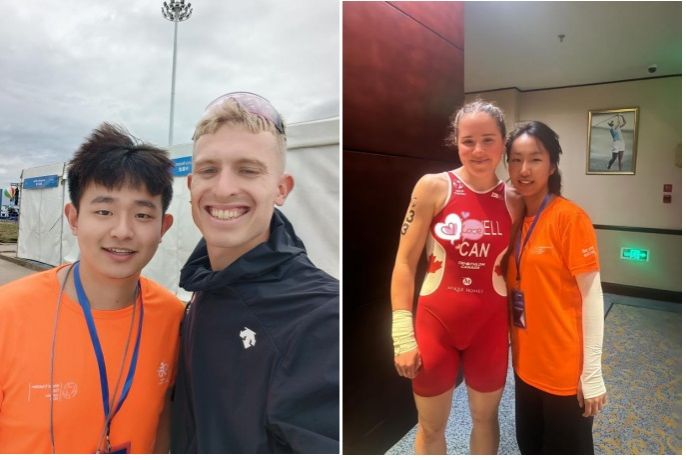 2024年4月—best365官网师生助力2024金堂铁人三项世界杯